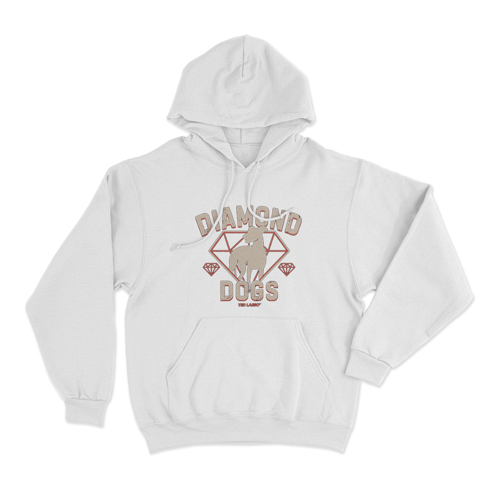 Diamond Dogs Richmond Unisex Hoodie White Diamond Dogs Richmond Unisex Hoodie White