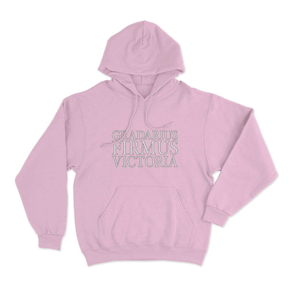 Gradarius Firmus Victoria Unisex Hoodie Pink Gradarius Firmus Victoria Unisex Hoodie Pink