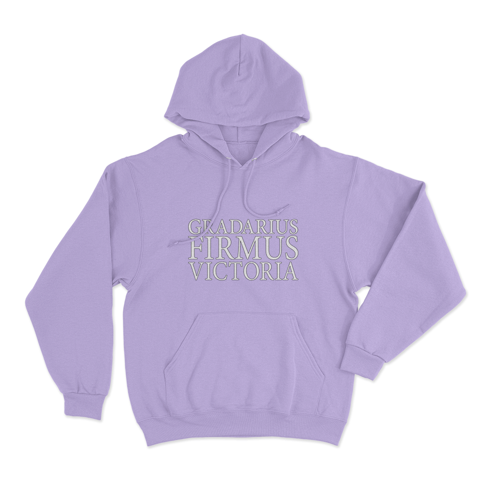 Gradarius Firmus Victoria Unisex Hoodie Purple Gradarius Firmus Victoria Unisex Hoodie Purple