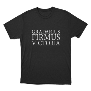 Gradarius Firmus Victoria Unisex T Shirt Black