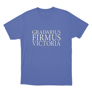 Gradarius Firmus Victoria Unisex T Shirt Blue