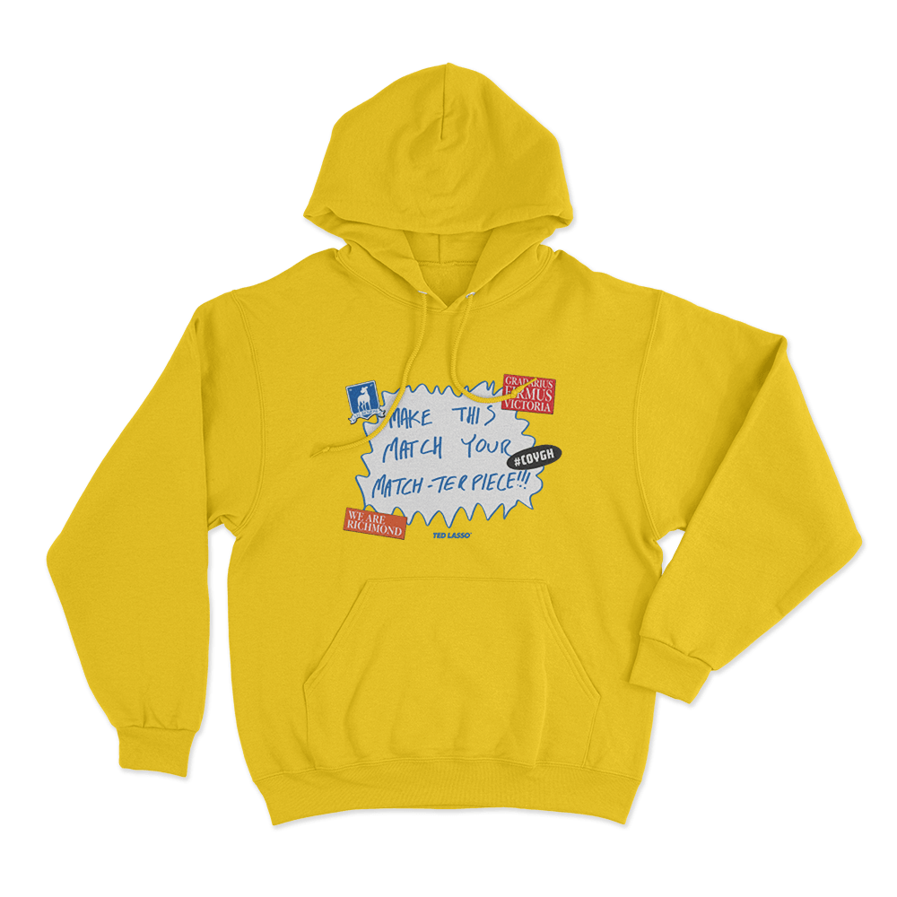Make This Match Your Match-Terpiece Unisex Hoodie Yellow Make This Match Your Match Terpiece Unisex Hoodie Yellow