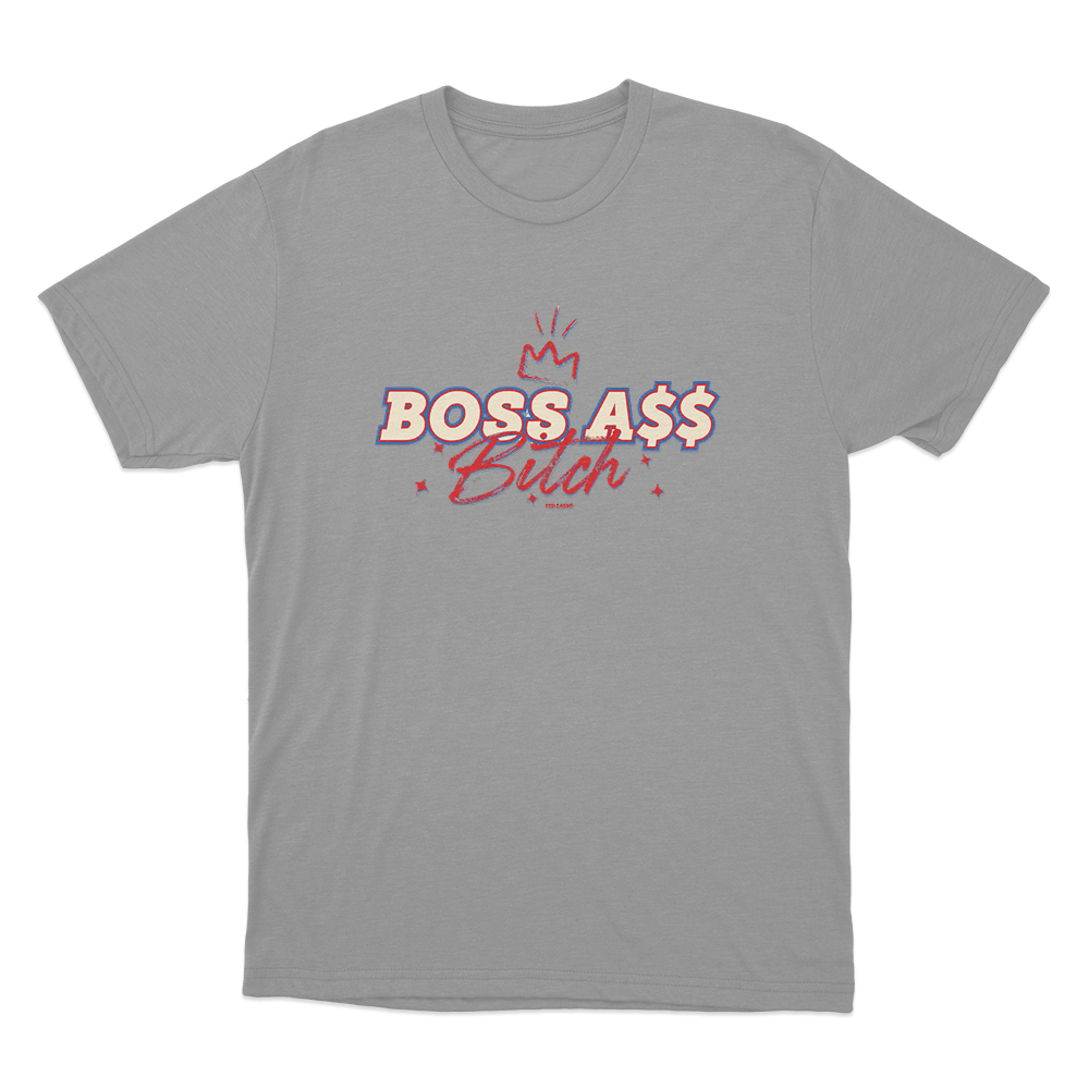 Ted Lasso Boss A$$ Unisex T Shirt Grey Ted Lasso Boss A Unisex T Shirt Grey