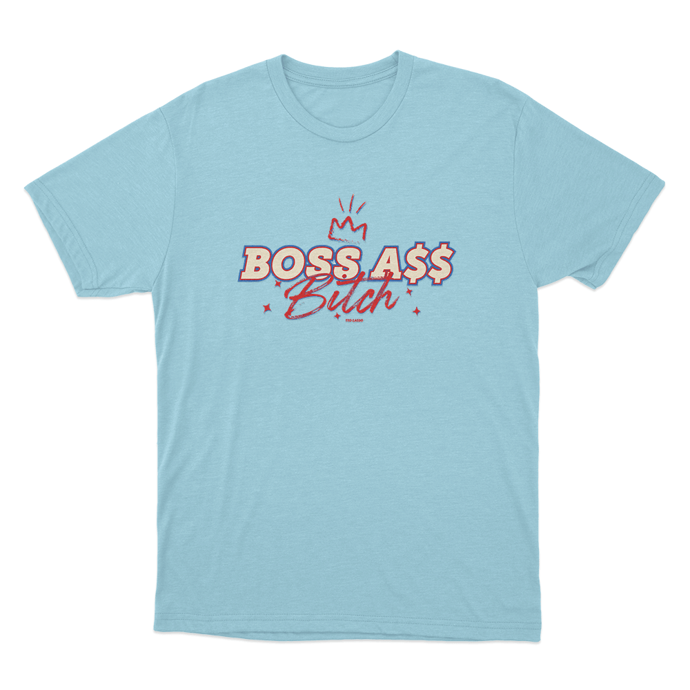 Ted Lasso Boss A$$ Unisex T Shirt Sky Blue Ted Lasso Boss A Unisex T Shirt Sky Blue