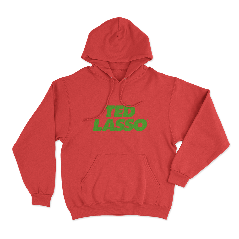Ted Lasso Logo Unisex Hoodie Red Ted Lasso Logo Unisex Hoodie Red