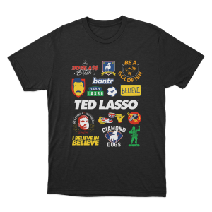 Ted Lasso Mashup Unisex T Shirt Black